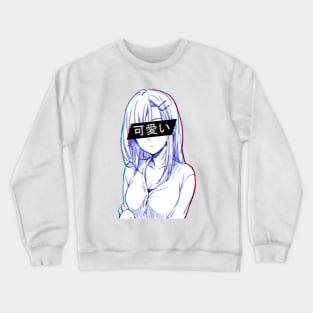 Aesthetic Japanese Girl 16 Crewneck Sweatshirt